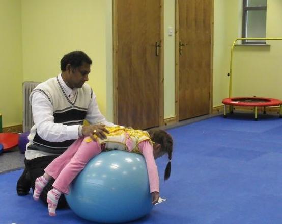 Michelle On The Swiss Ball